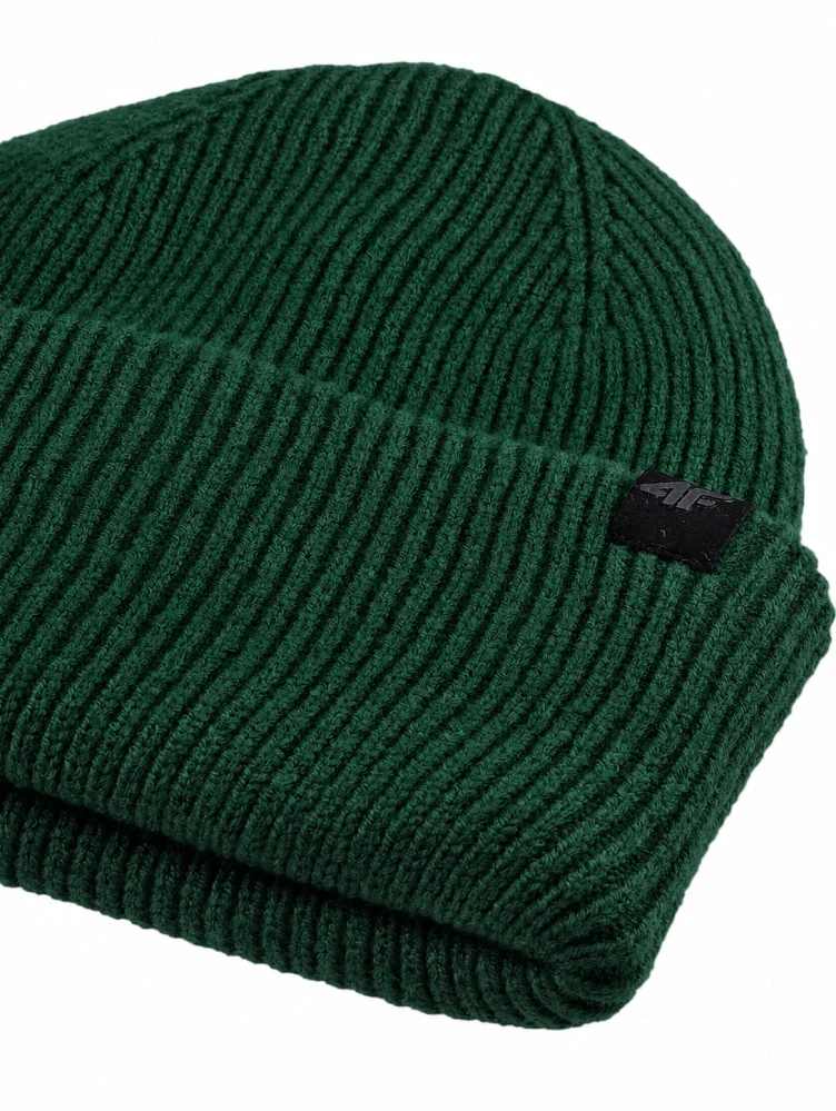 4F Unisex zimní čepice 4FWAW24ACAPPU511 Green