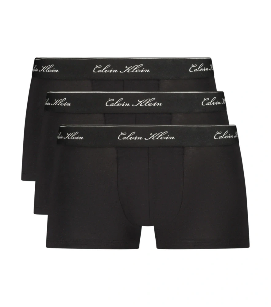 Calvin Klein LV00NB4607 NETM6 Boxer 3 PACK černé