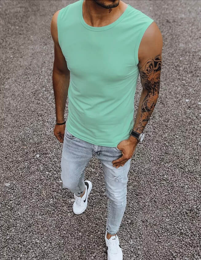 J.Style RX4916 pánské tričko světle zelené