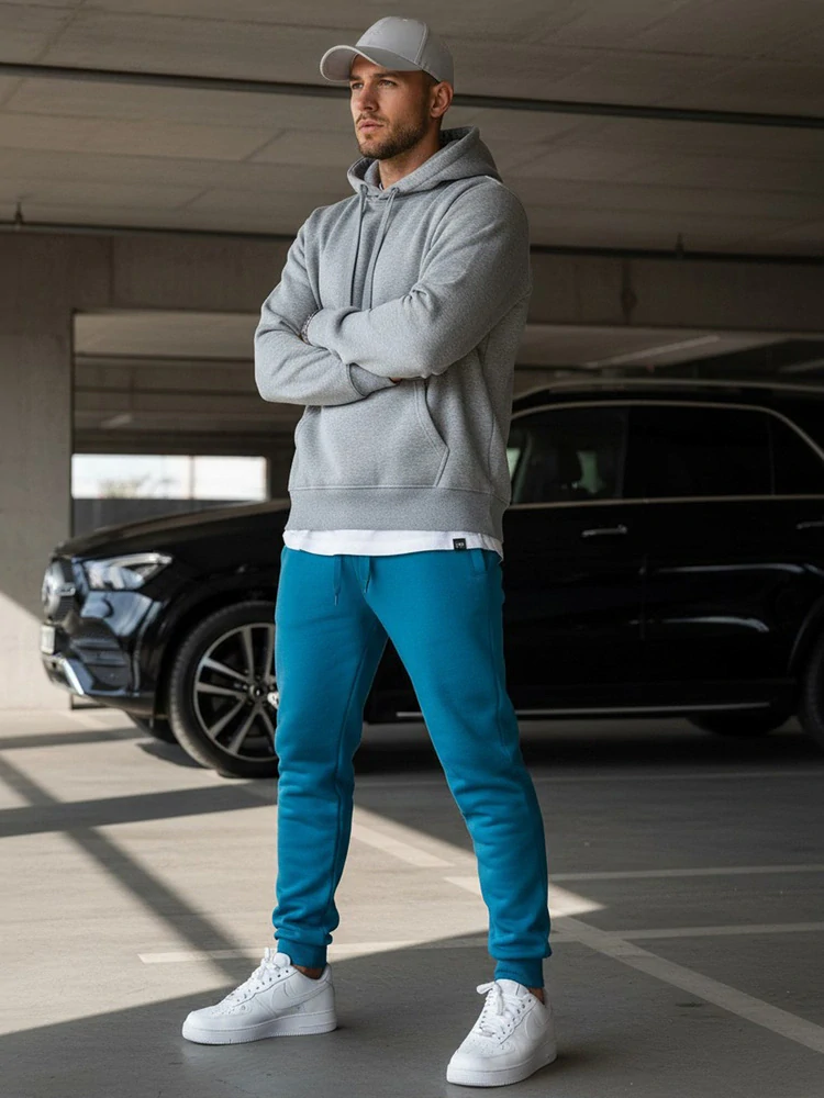 J.Style UX3428 pánské tepláky modré