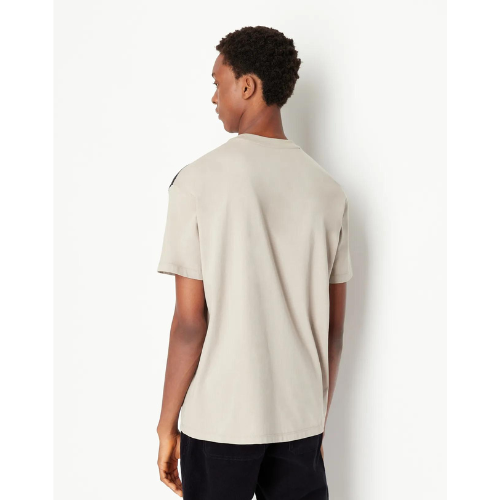 Armani Exchange 6LZTLGZJGAZ pánské tričko béžové