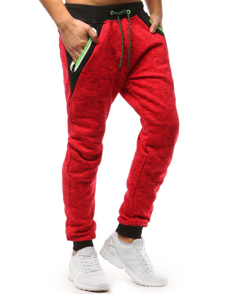 J.Style UX3513 pánské tepláky červené