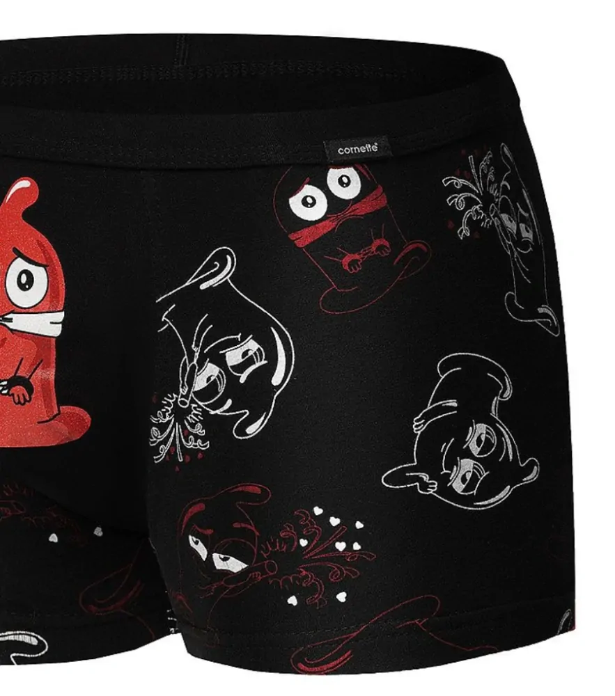 Cornette Rubber 280/221 Boxer černé