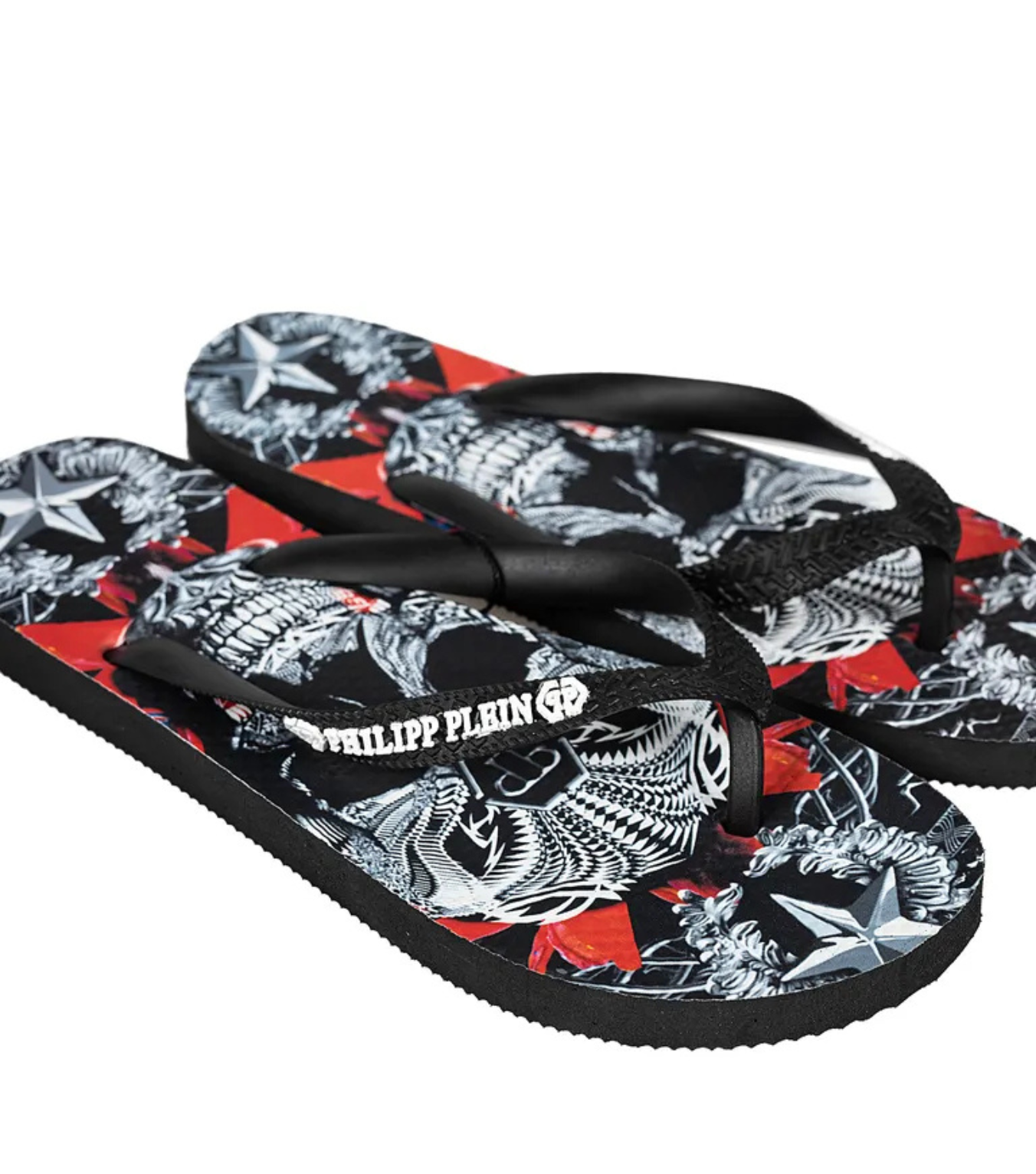 Philipp Plein BRD 90099 žabky Black 42/43