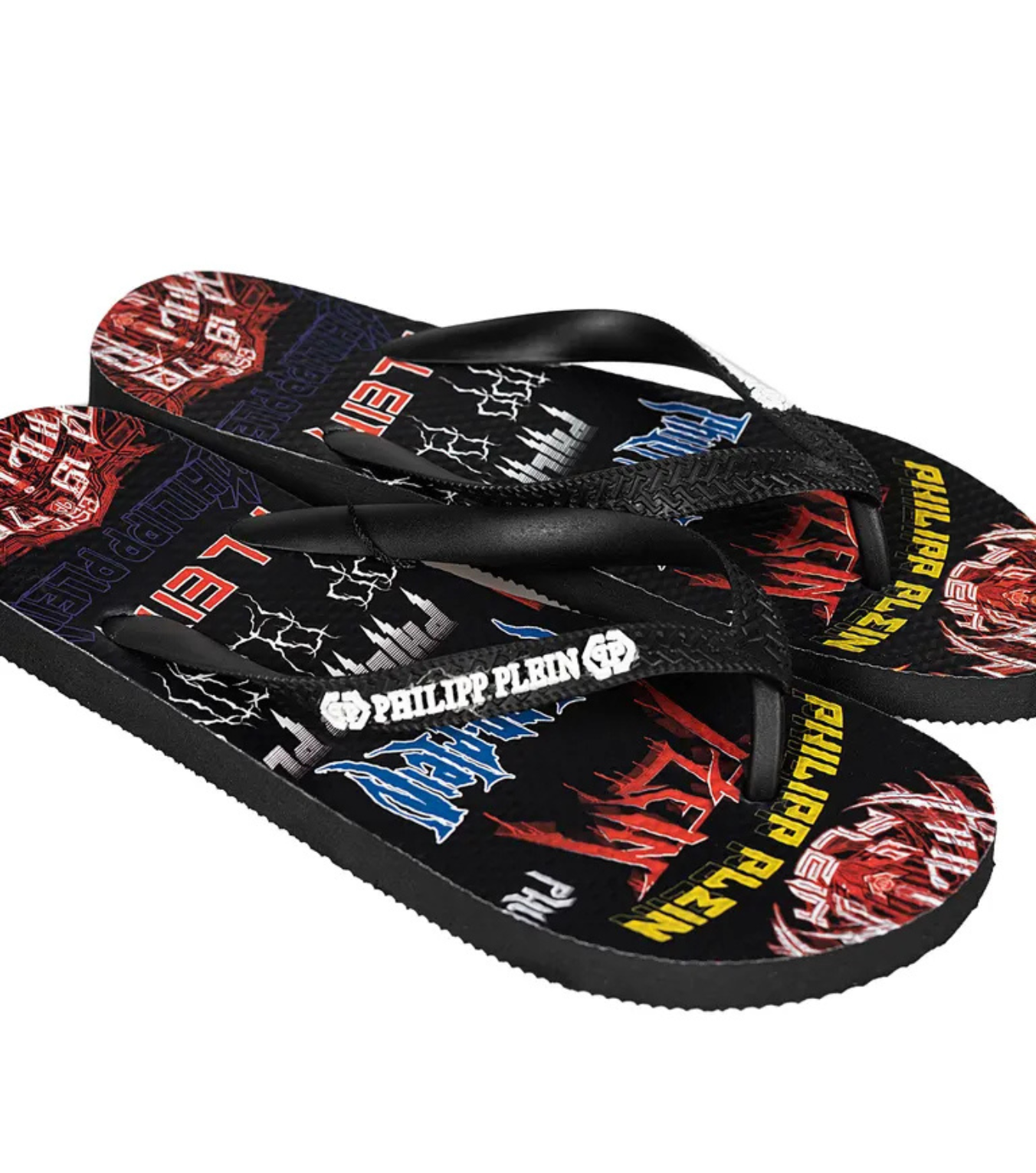 Philipp Plein BRD 90299 žabky Black 42/43