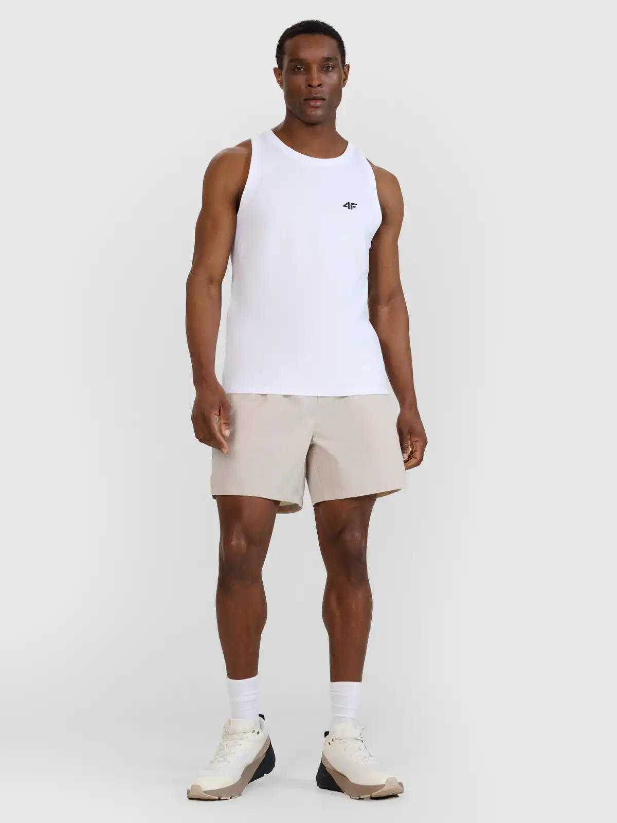 4F pánské tílko 4FWMM00TSLEM126 bílé