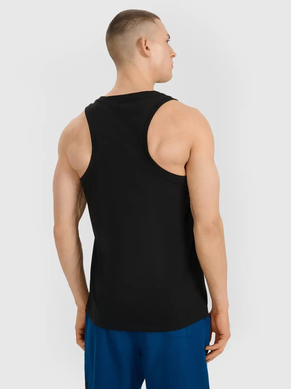 4F pánské tílko 4FWSS25TSLEM122 černé