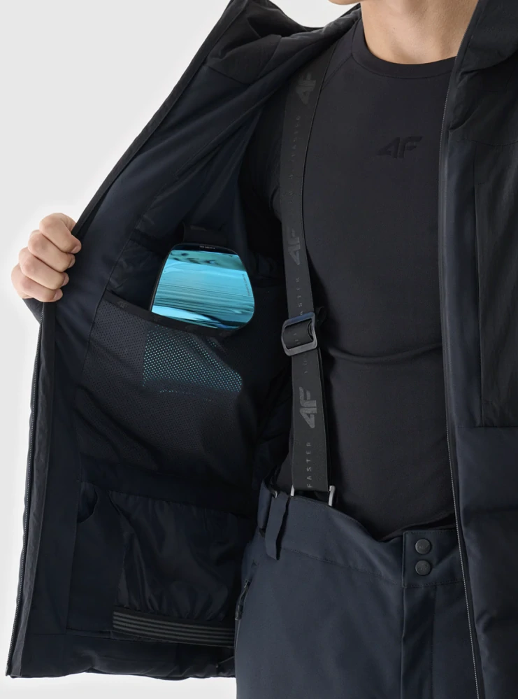 4F Pánská lyžařská bunda M 576 s membránou 10000 Black