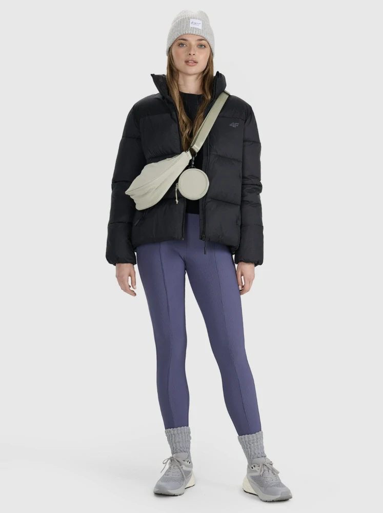 4F Dámská péřová bunda F 469 Black XXL