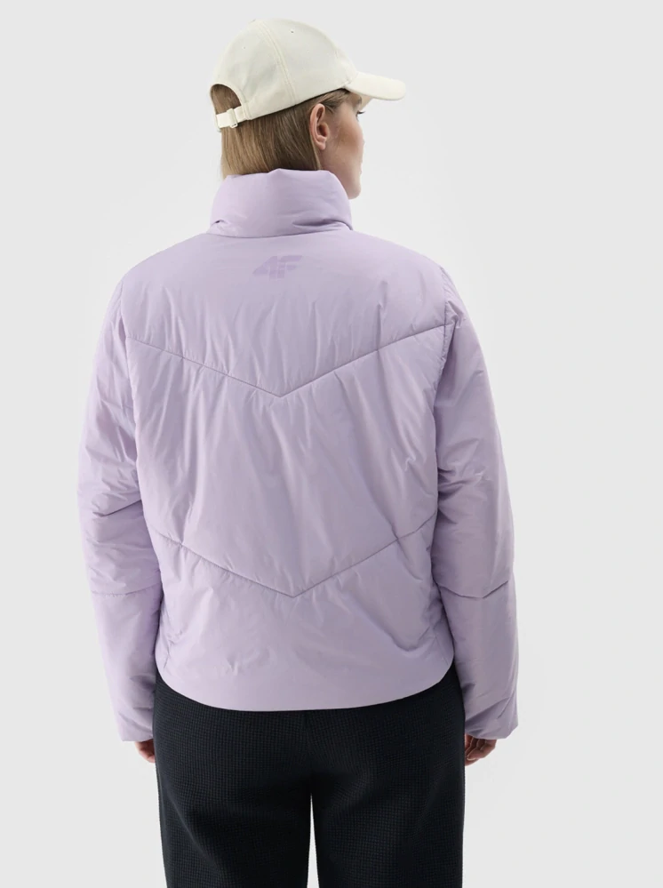 4F Dámská péřová bunda F 387 Purple