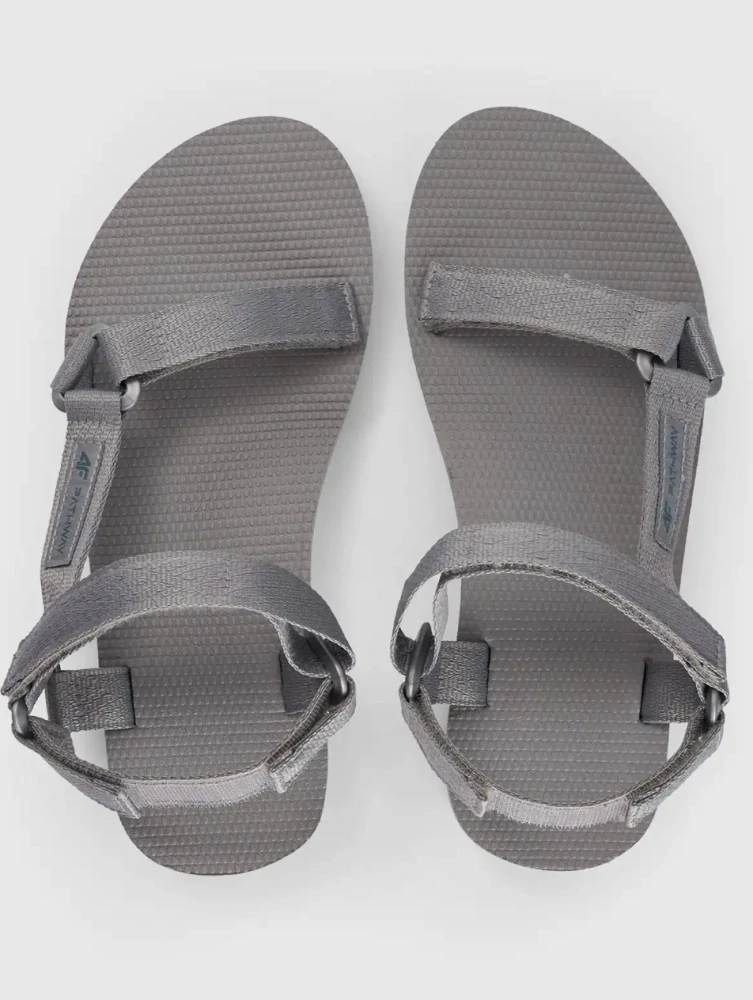 4F F054 Dámské sendvičové sandály Grey