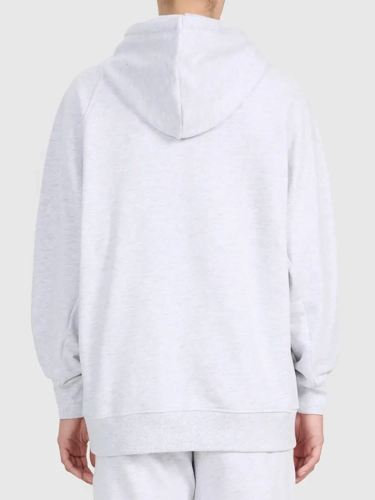 4F F2171 Dámská Volná mikina s kapucí a lemováním 4FWSS26TSWSF2171 Grey