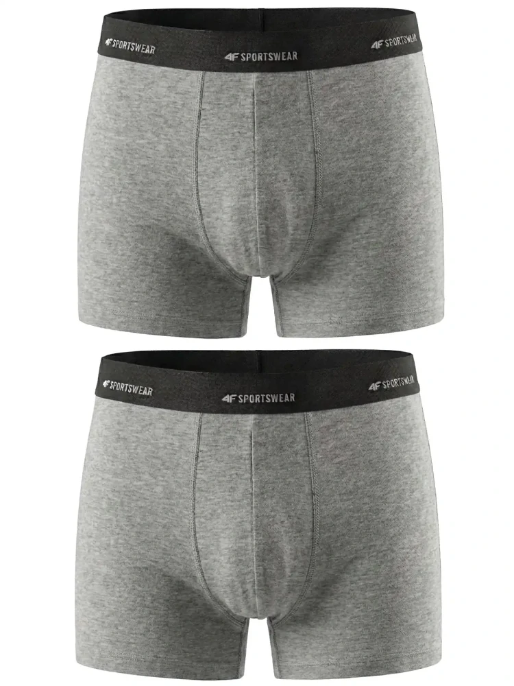 4F 4FWMM00UBXSM080 Boxer 2 Pack Grey