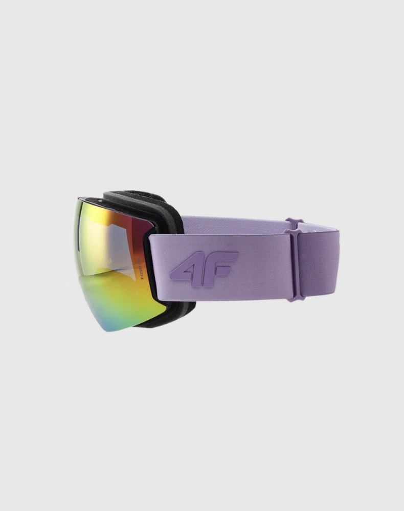 4F Lyžařské brýle s multibarevnou vrstvou 4FWAW24AGOGU056 unisex fialové