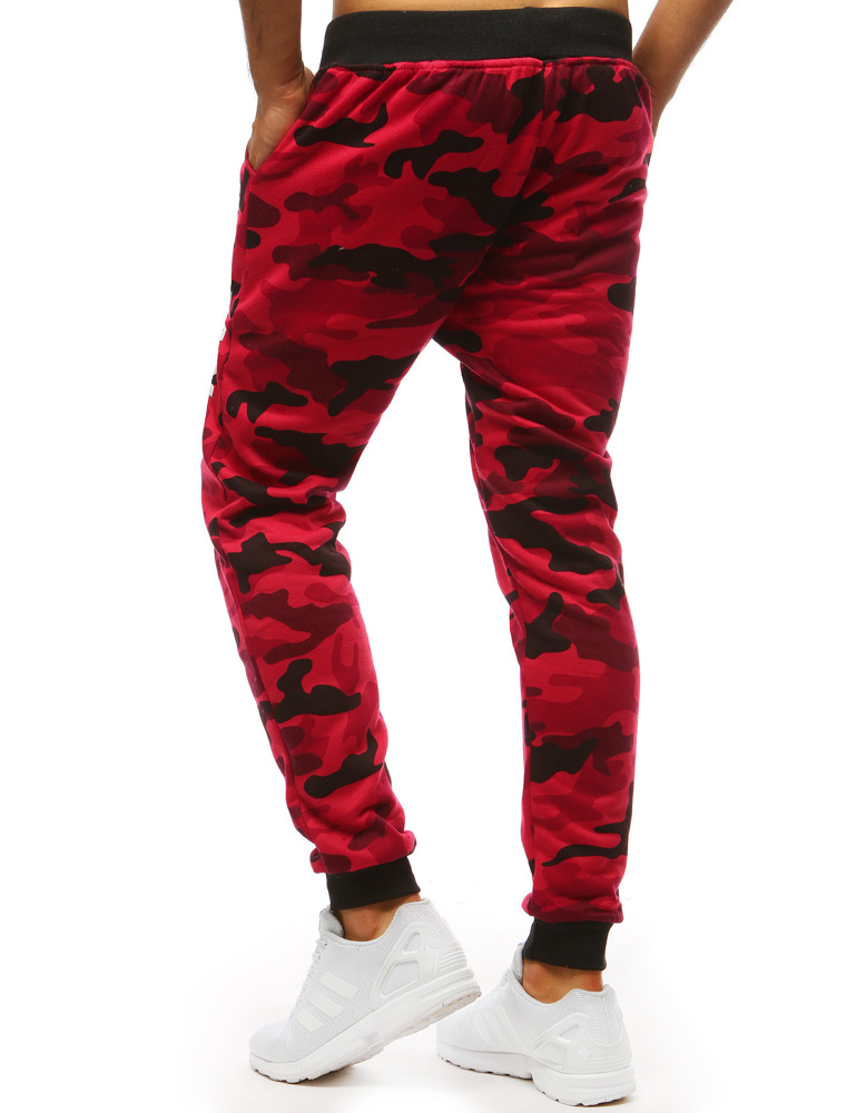 J.Style UX3516 tepláky CAMO červené