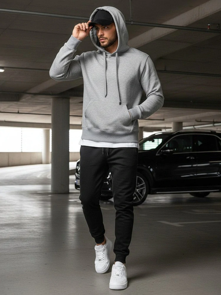 J.Style UX2395 pánské tepláky černé