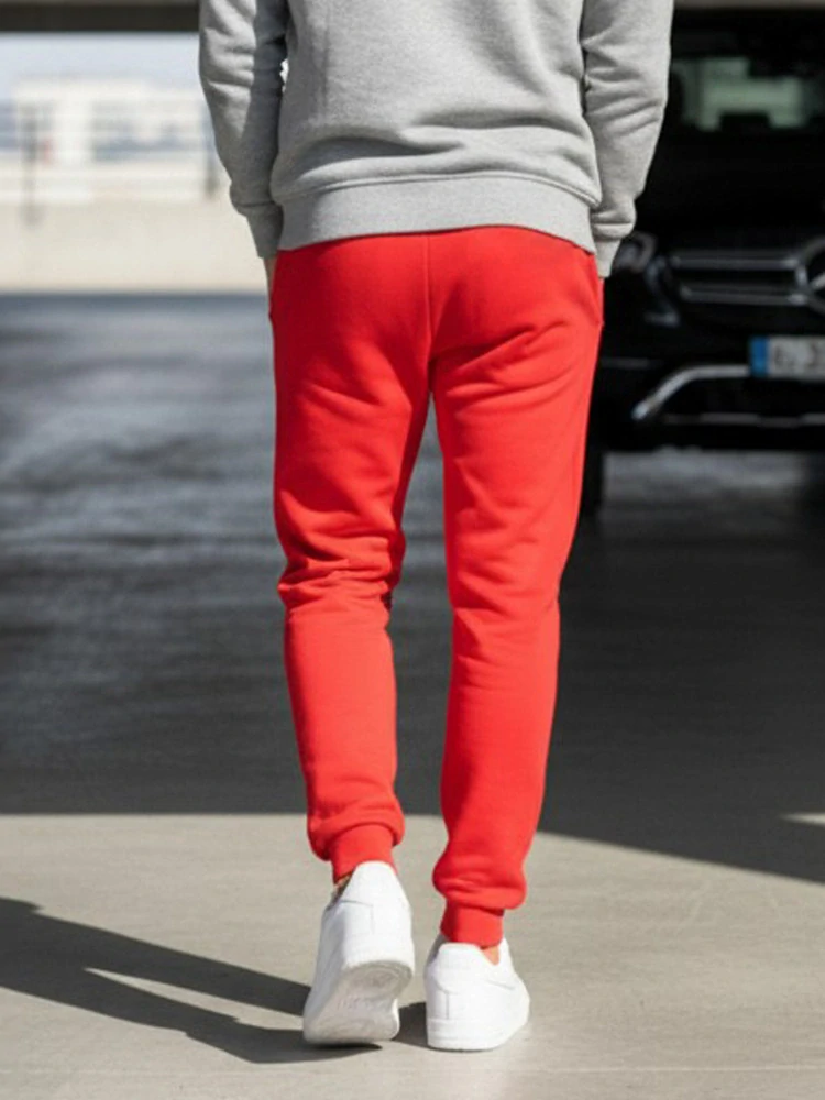 J.Style UX2708 pánské tepláky červené