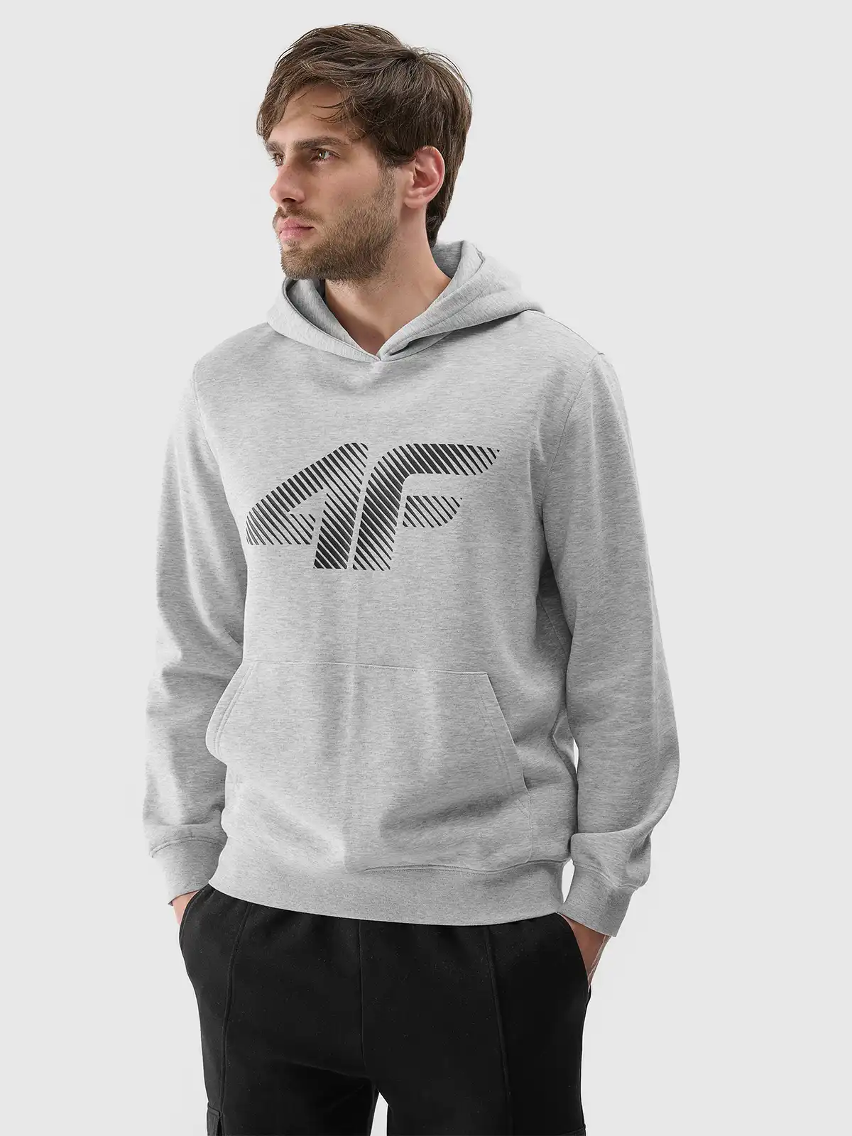 4F Pánská mikina 4FWMM00TSWSM1766 šedá