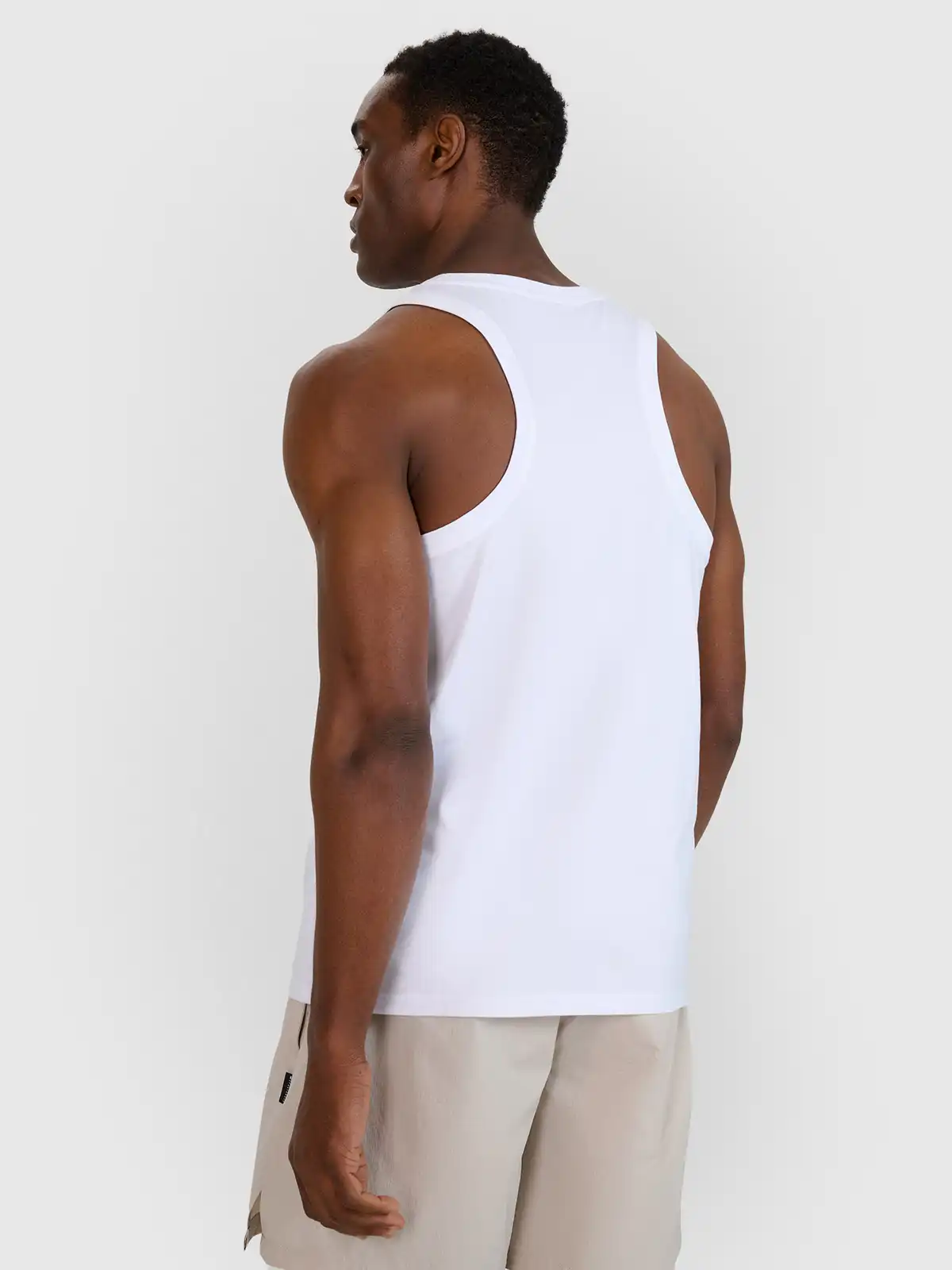 4F pánské tílko 4FWMM00TSLEM126 bílé