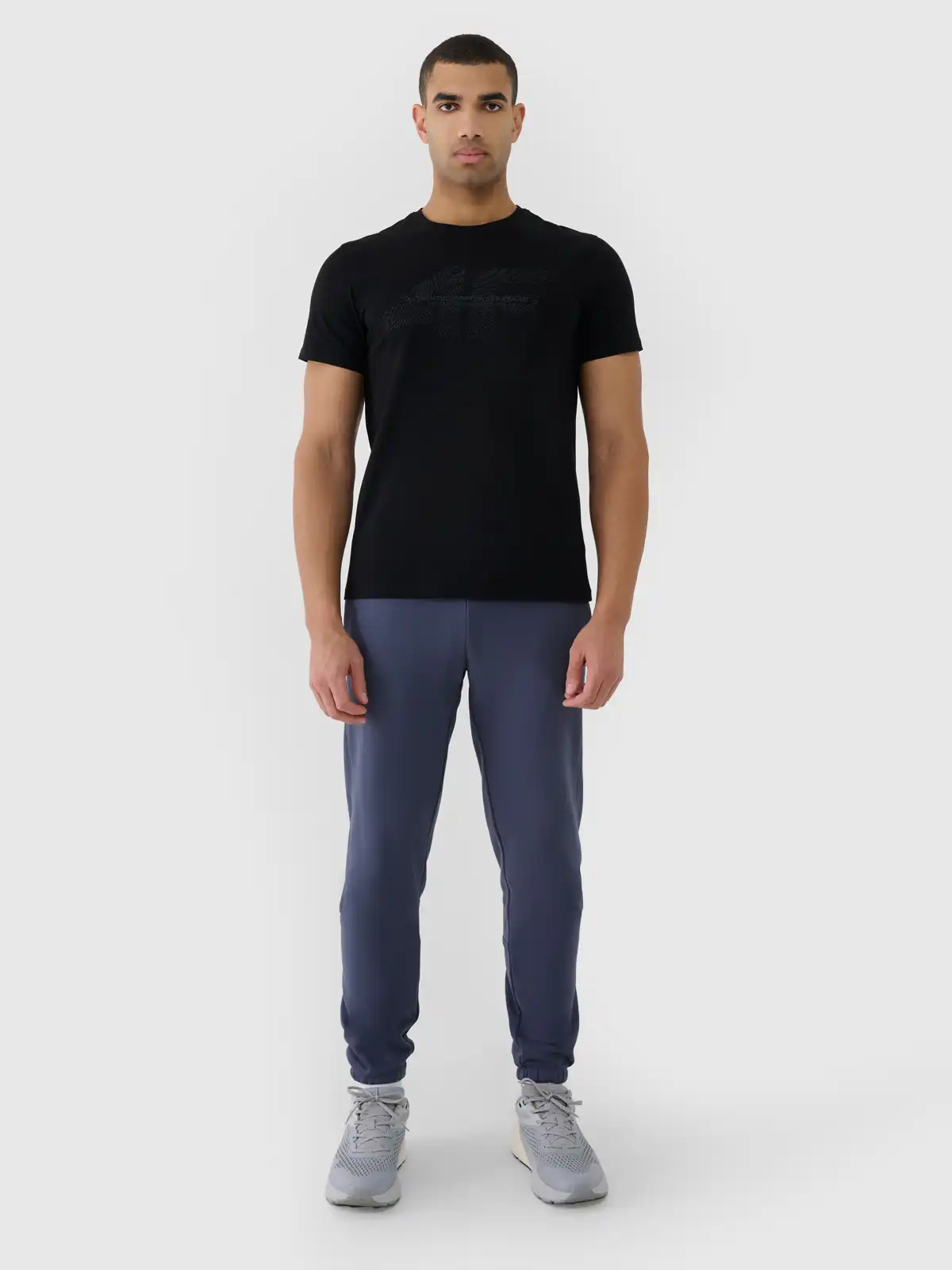 4F Pánské tričko 4FWSS25TTSHM2004 černé