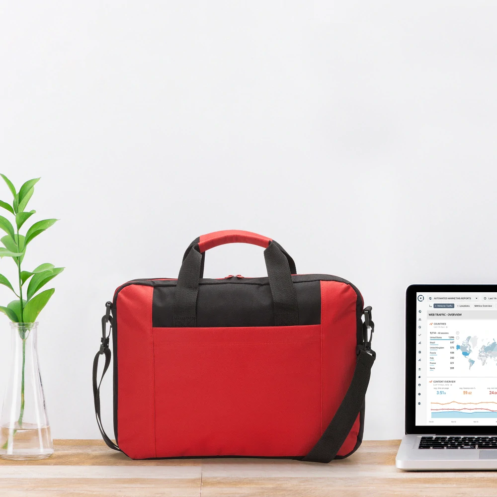 Gor Factory LORA 7515 taška na notebook red/black