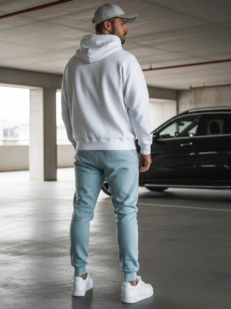 J.Style UX3450 pánské tepláky světle modré