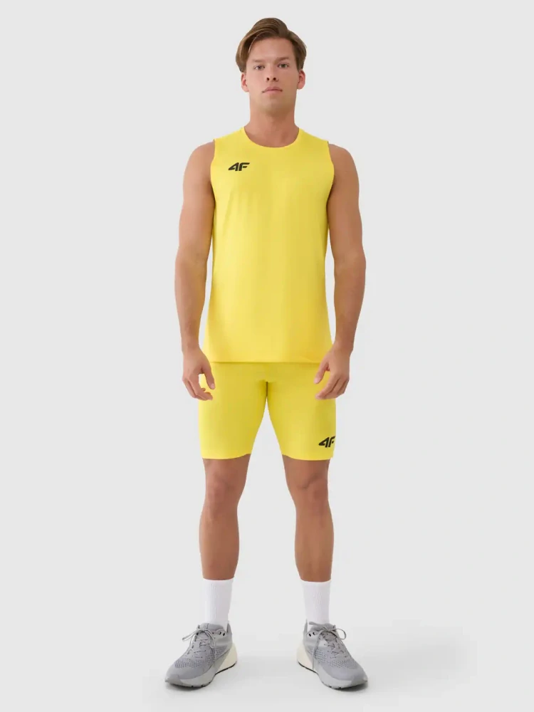 4F Pánské Rychleschnoucí tílko 4FSMM00TFSLM0753 žluté