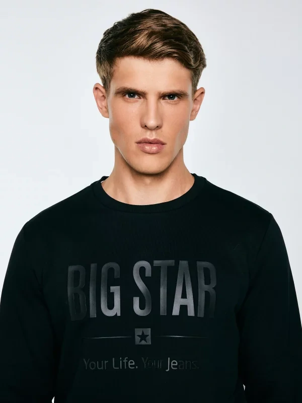 Big Star ECODORT 906 Pánská mikina černá