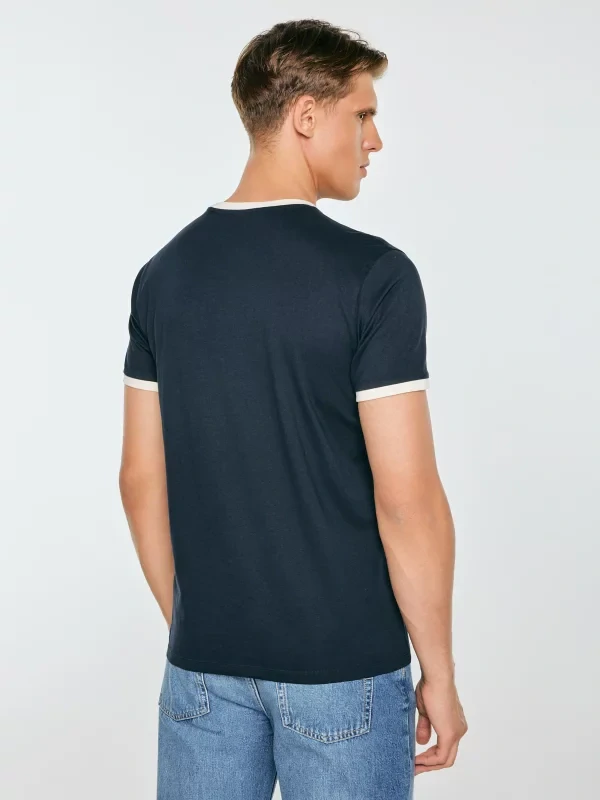 Big Star BRENO 403 Pánské tričko Navy Blue