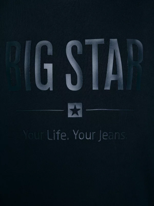 Big Star ECODORT 403 Pánská mikina tmavě modrá