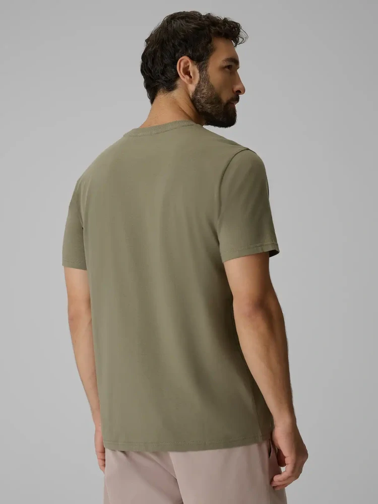 4F pánské tričko 4FWAW26TTSHM3565 Khaki