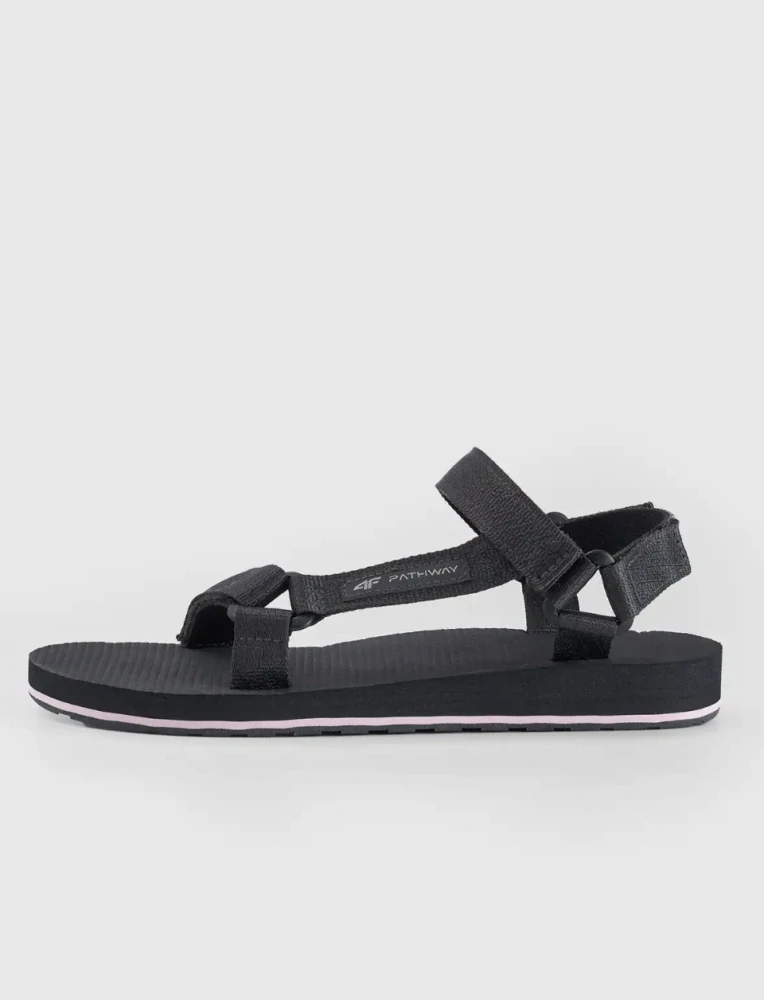 4F F054 Dámské sendvičové sandály Dark Grey