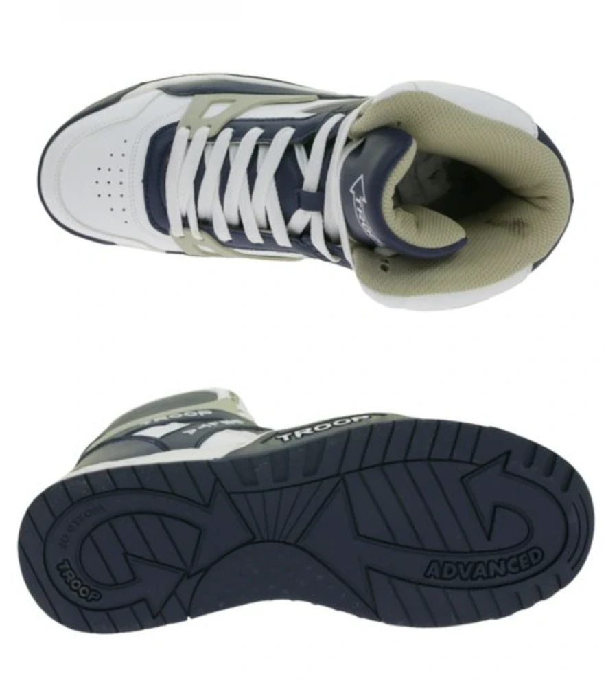 World of Troop Delta High 80102 tenisky White/Blue