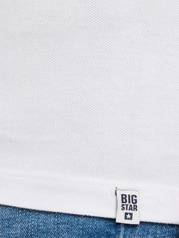 Big Star MARKOLINOS 101 Pánské Polo tričko White