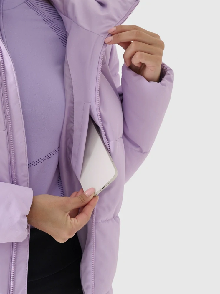 4F Dámská péřová bunda F 573 s membránou 5000 Purple