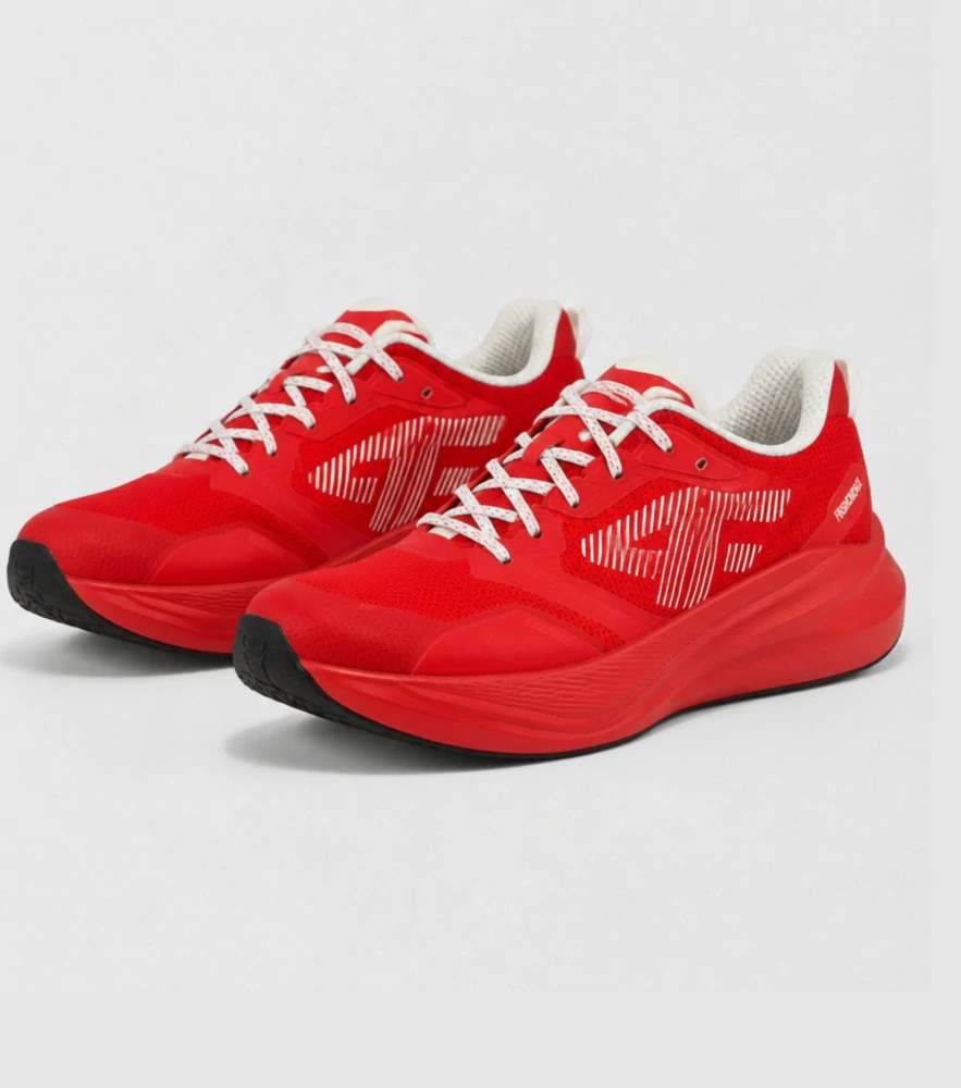 4F U200 Nízké běžecké boty Flow Run 1.0 Red