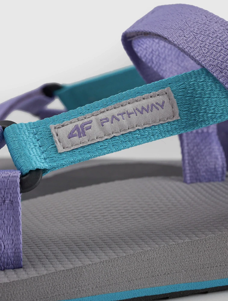 4F F054 Dámské sendvičové sandály Purple