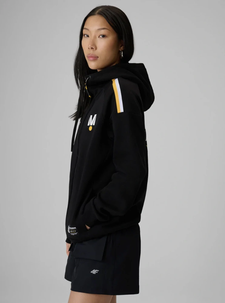 4F x Drift Masters Unisex Mikina regular s kapucí 4FSSS26TSWSU2847 Black