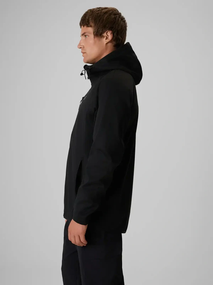 4F Pánská softshellová bunda M 646 s membránou 5000 Black