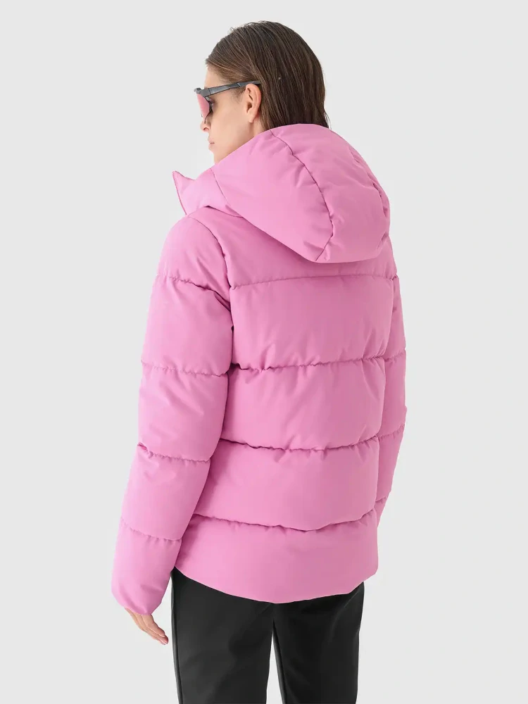 4F Dámská péřová bunda F 387 Purple