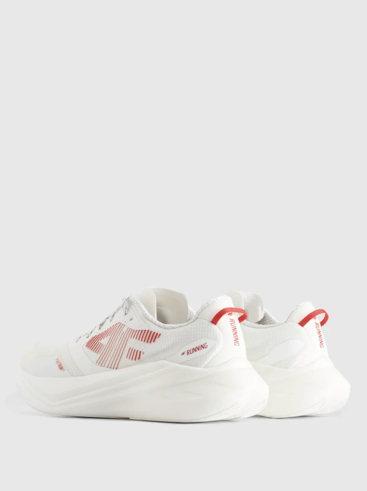 4F U200 Nízké běžecké boty Flow Run 1.0 White