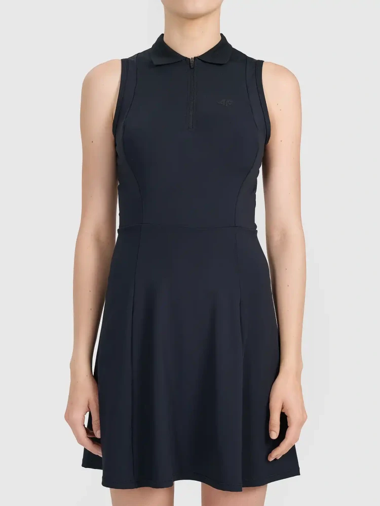 4F Dámské sportovní šaty 4FWSS26TDREF183 Black