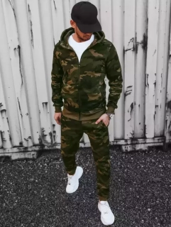 J.Style AX0622 CAMO tepláková souprava zelená