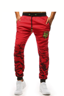 J.Style UX3618 pánské tepláky červené