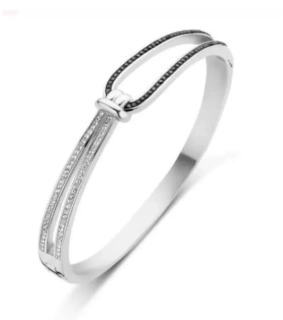 Victoria VBKACA66058 náramek bílý kámen Silver