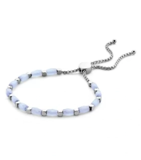 Victoria VBKACA88700 náramek z modrých korálků Silver/Blue