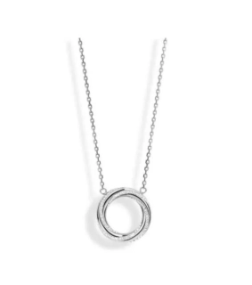 Victoria VBKACA75945 náhrdelník s bílým kamenem Silver