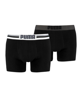 Puma Placed Logo 906519 03 Boxer 2 Pack černé