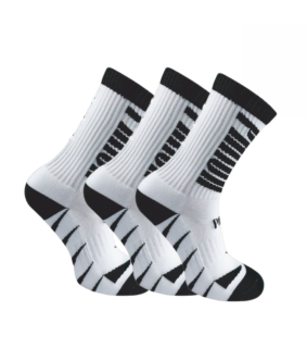 Raj Pol Pation Sport 714315 Socks 3 Pack White/Black 35/38