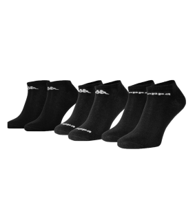 Kappa 371B4BW Socks 3 Pack Black 43/46